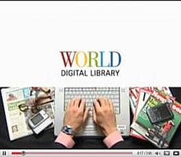 世界數位圖書館(World Digital Library)網站於4月21日正式啟用