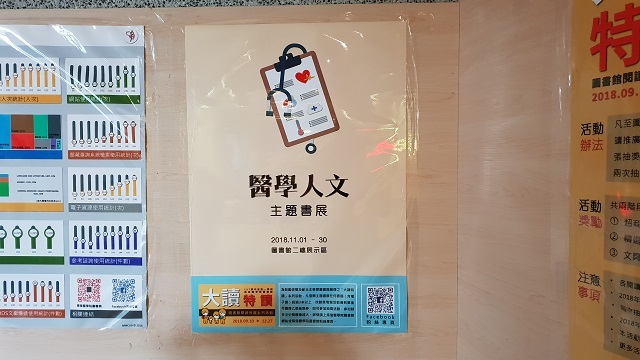 107學年度醫學人文主題書展