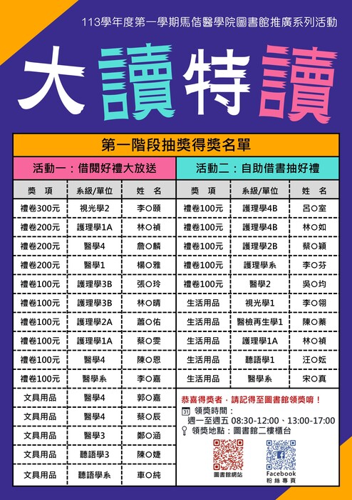 得獎公告