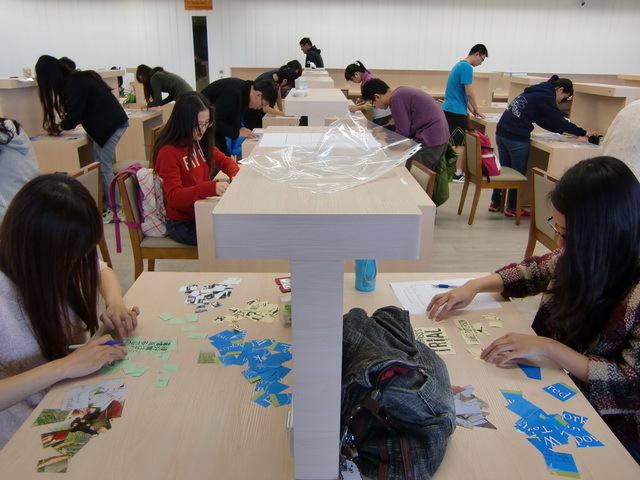 2014圖書館週海報 募集puzzle武林高手(另開新視窗/jpg檔)圖片