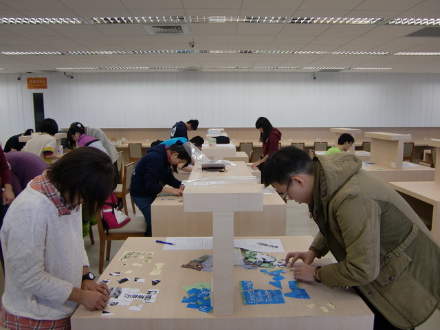 2014圖書館週海報 募集puzzle武林高手(另開新視窗/jpg檔)圖片
