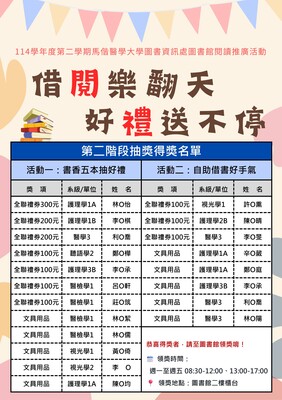 借閱樂翻天，好禮送不停
